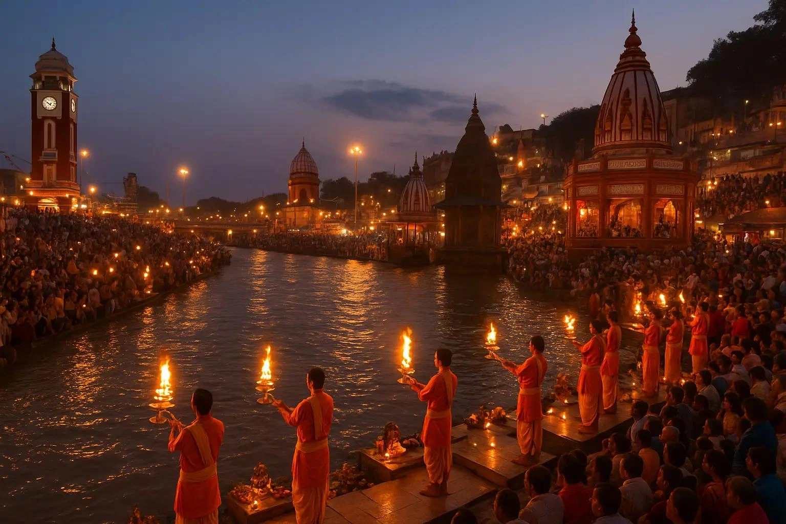 Har Ki Pauri Ganga Aarti in Night in Yamunotri Gangotri Yatra Package (Ex-Delhi) tour package gallery image 1